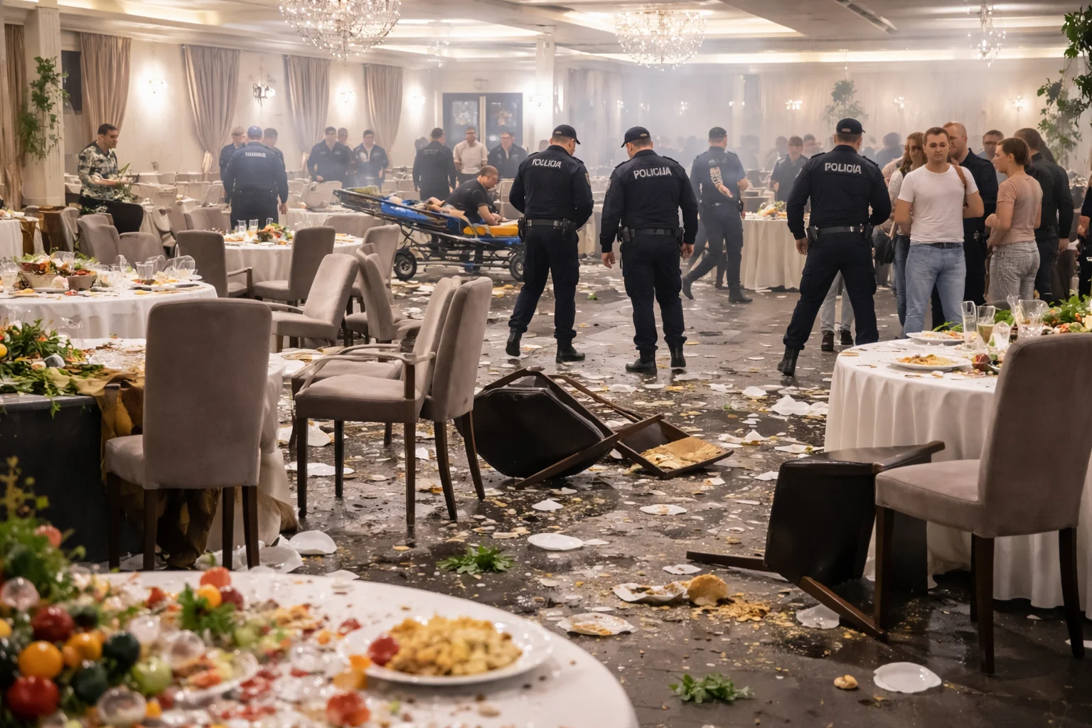 Opšta tuča na proslavi punoljetstva: Posvađali se zbog torte, demoliran poznati restoran, ima povrijeđenih...
