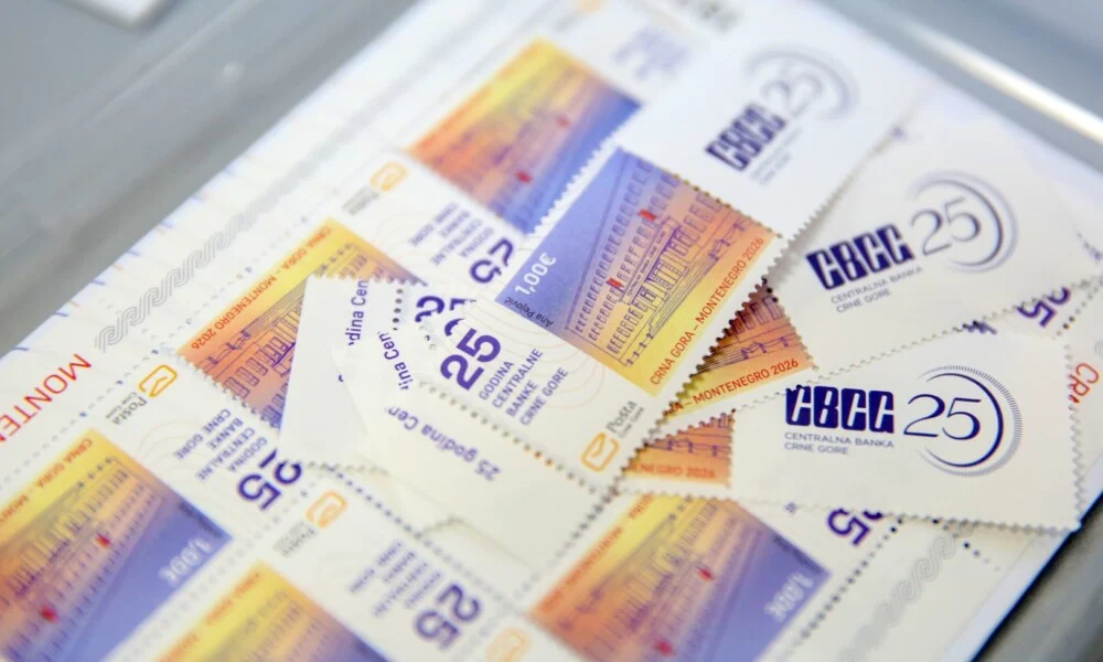 Izdata poštanska marka povodom 25 godina Centralne banke