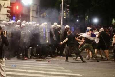 Studenti optužili kriminalce i režimske pristalice za sukobe kod Pionirskog parka: Srbija ili mafija