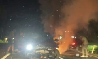 Sudar dva automobila i dva motora na putu Podgorica-Cetinje, ima povrijeđenih