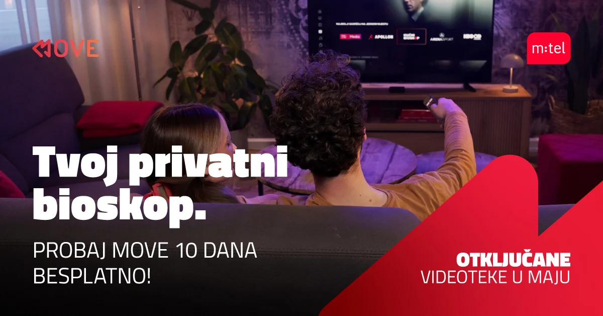 Otključane videoteke, besplatan pristup i promo cijene: MTEL MOVE u maju donosi niz pogodnosti