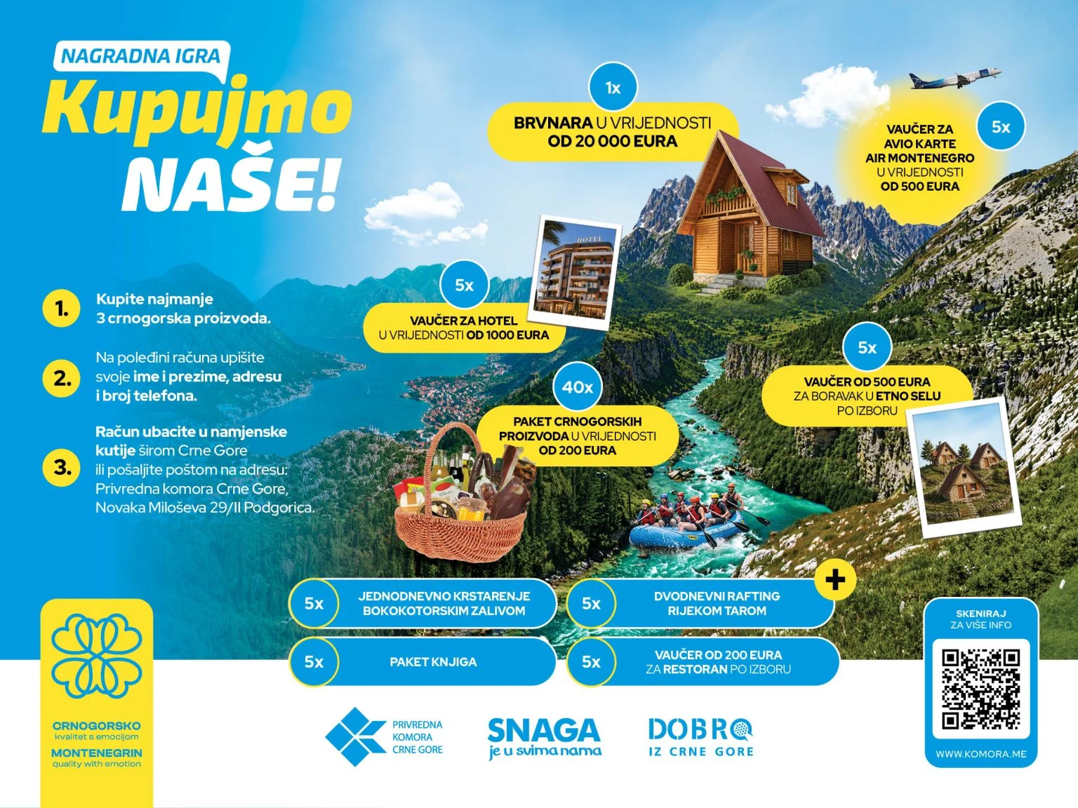 PKCG: Nagradna igra “Kupujmo naše”, podrška domaćoj privredi