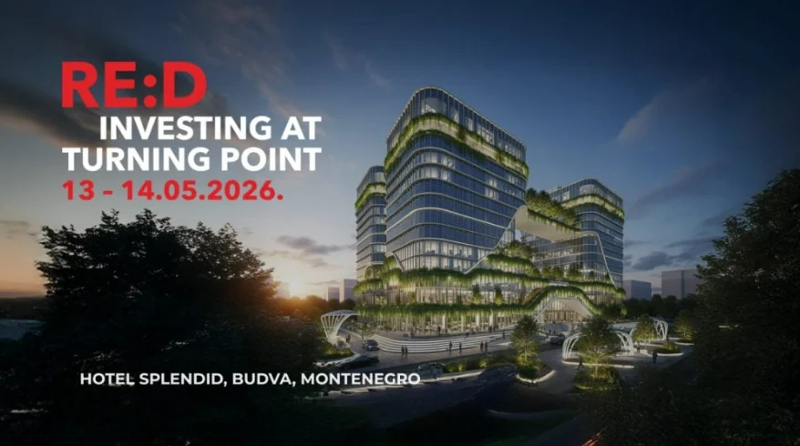Sjutra u Budvi počinje RE:D konferencija 2026: Fokus na novi investicioni ciklus regiona  