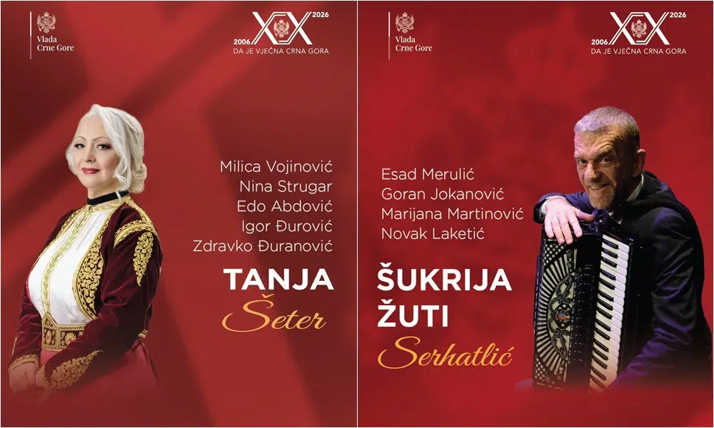Istaknuti izvođači crnogorske izvorne muzike dio programa obilježavanja jubileja