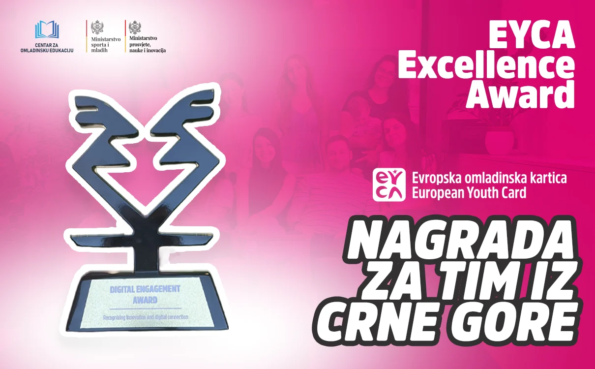 VELIKI USPJEH: Šesta EYCA Excellence Award nagrada za tim iz Crne Gore