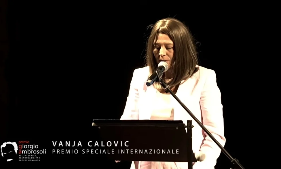Vanja Ćalović iz Milana: Budućnost mladih ne smiju ukrasti korupcija i organizovani kriminal
