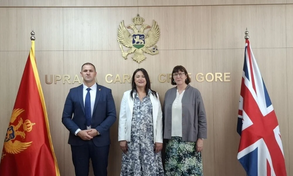 Šćepanović i Don Meken: Potvrđeno snažno partnerstvo UP i UK u jačanju bezbjednosti