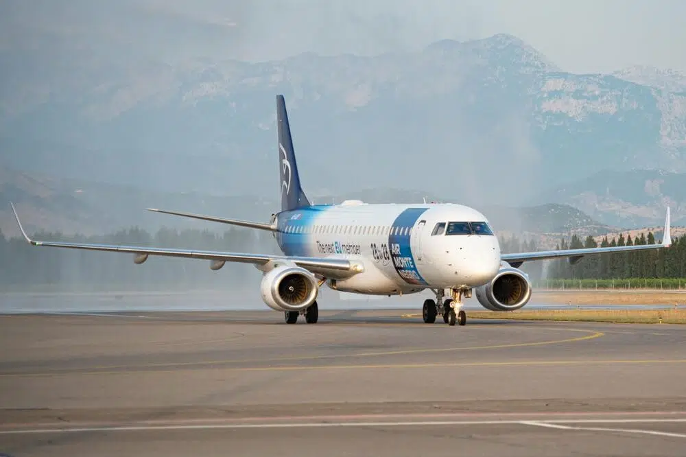 SJAJNE PERFOMANSE: Za 12 sati novi avion Air Montenegra obavio 6 letova i prevezao 605 putnika