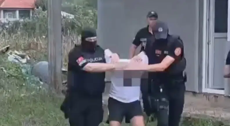 (VIDEO) Pogledajte akciju hapšenja u Nikšiću osumnjičenog za pokušaj ubistva Kana, pronađena marihuana