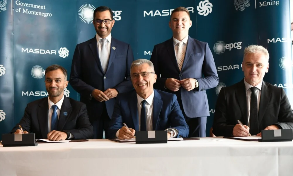 EPCG i Masdar potpisali ugovore o zajedničkom razvoju projekata u oblasti solarne i hidroenergije