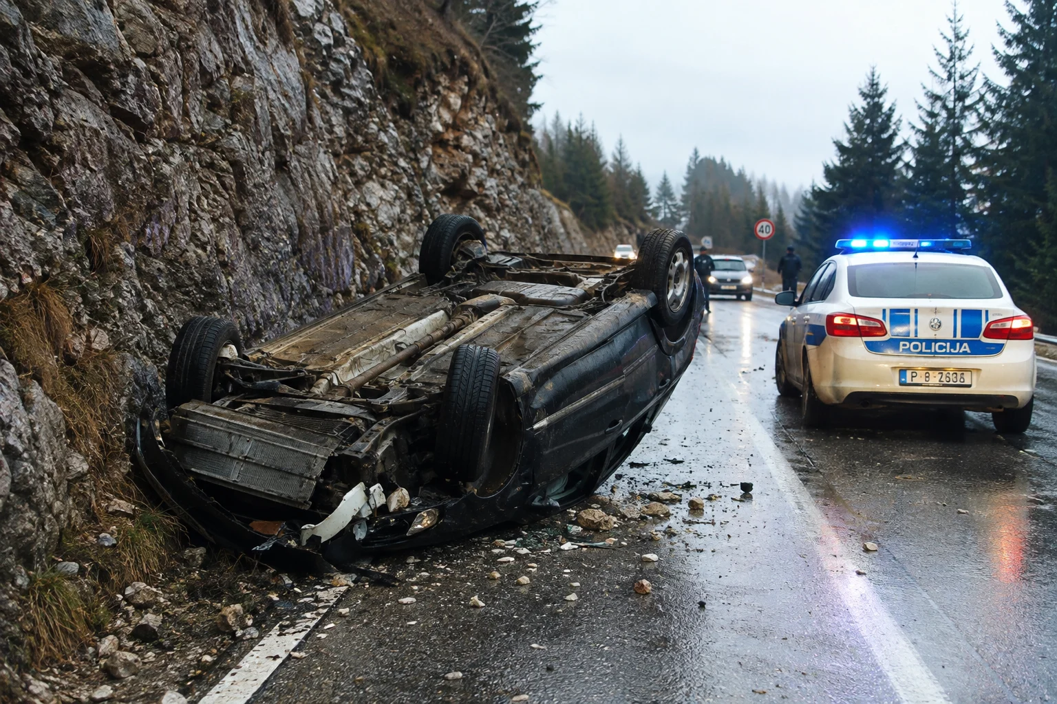 Uhapšen vozač: Pijan izazvao udes. Sud ga kaznio 800 eura