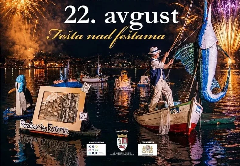 Večeras Bokeška noć: Defile 25 okićenih barki, vatromet i muzika na trgovima