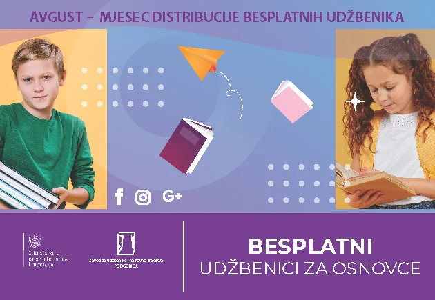Od ponedjeljka besplatni udžbenici, koštali 3 miliona eura