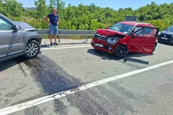 Saobraćajna nesreća na putu Cetinje - Budva