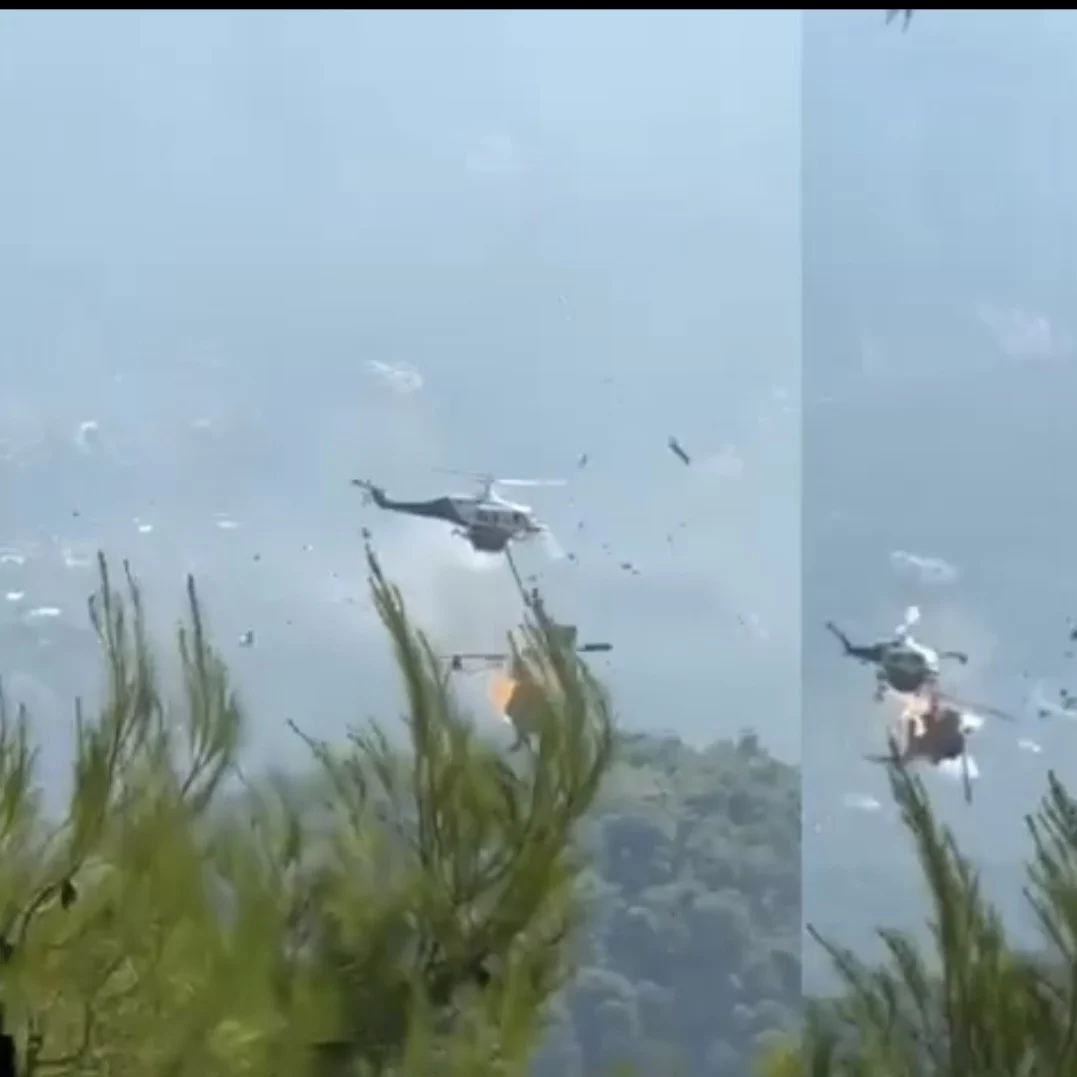 Sudarila se dva helikoptera za gašenje požara u Grčkoj, posada jednog poginula