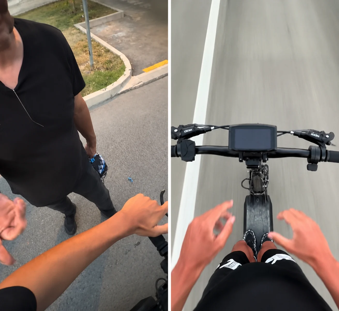 Električnim trotinetom divljao po ulicama, snimao vožnju bez ruku