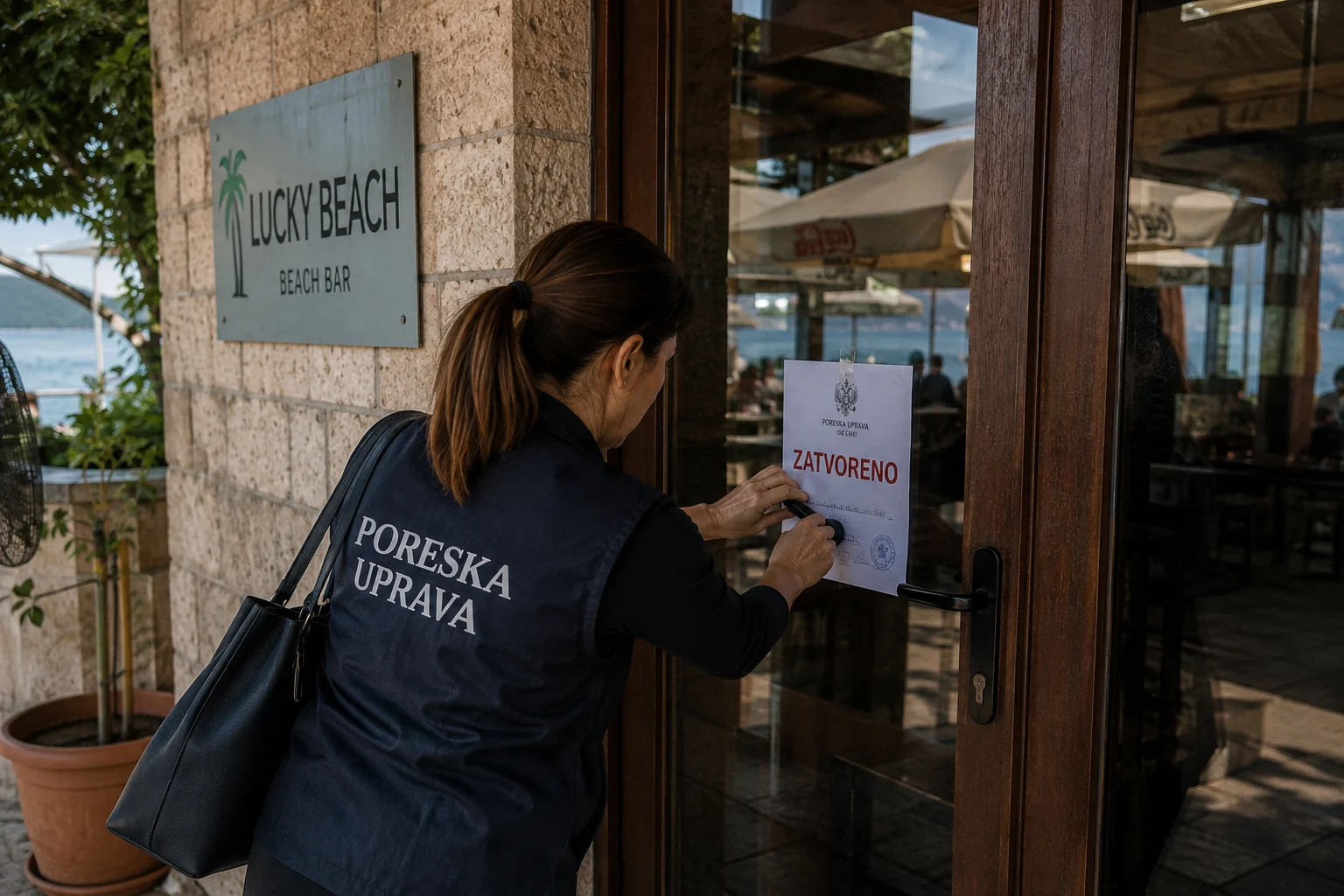 VELIKA AKCIJA: Katanac na dio objekata "Adriatic cateringa", "Lucky Beach", zatvoreni i "Pura Vida", suvenirnica "Forca"...