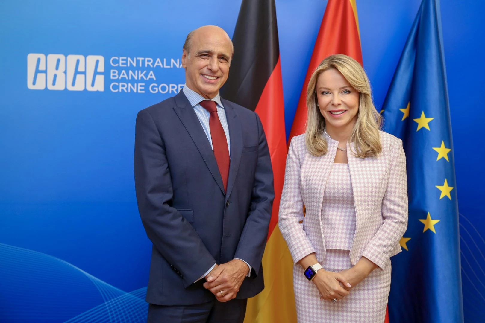 Radović sa ambasadorom Gansenom: Snažna osnova za nastavak saradnje CBCG sa njemačkim partnerima