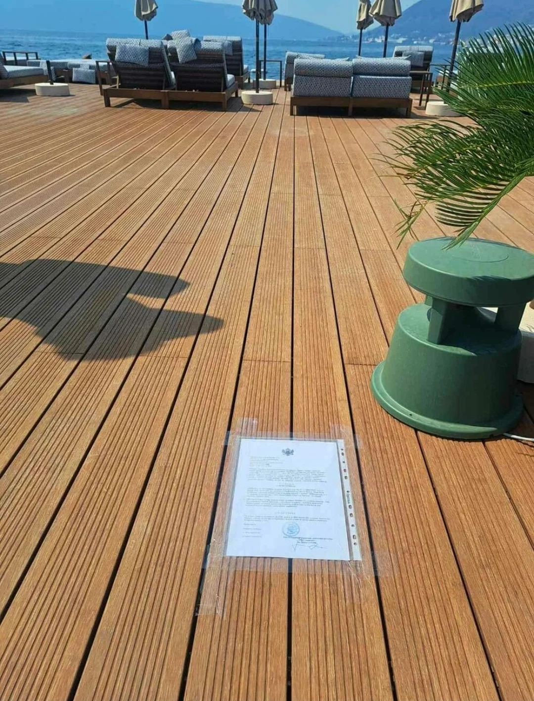 Inspekcija zapečatila Gugijevo nelegalno plutajuće kupalište. Slijedi krivična prijava