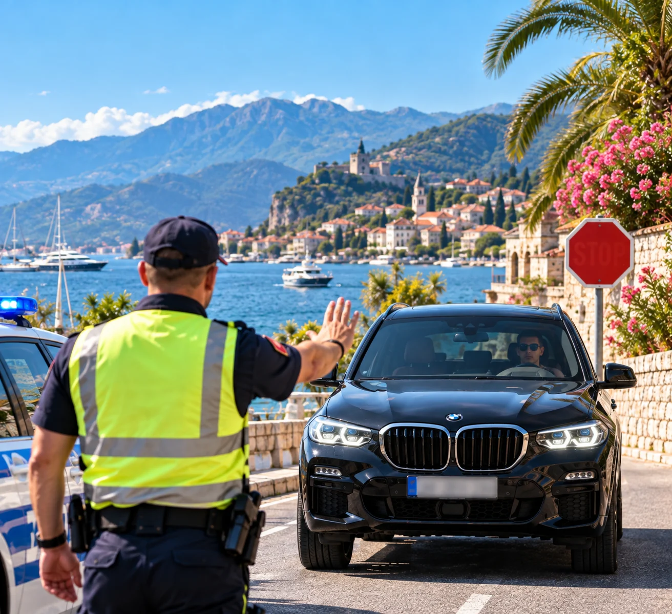 REKORDNA KAZNA OD 2.355 EURA: Vozač BMW-a X5 odbio da stane policiji, uhapšen bez vozačke dozvole