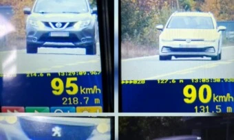 Kontrola saobraćaja mobilnim radarima: Kažnjeno 106 vozača, dva uhapšena