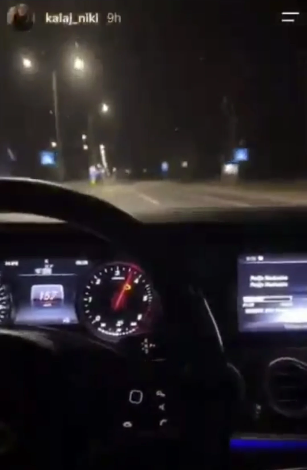 Vozač uhapšen: "prošpijao" sebe da je vozio 157 km/h na putu gdje je ograničenje 80