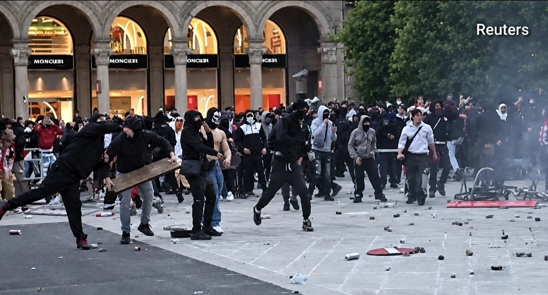 Veliki protesti i u Italiji, neredi na ulicama velikih gradova i sukobi sa policijom