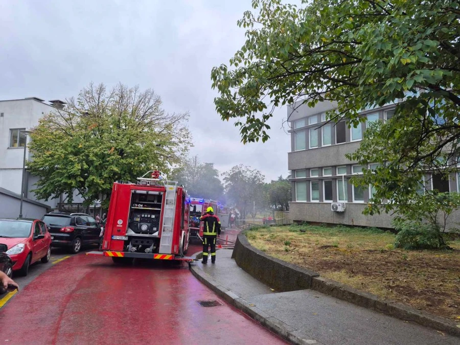 Lokalizovan požar na Poliklinici KCCG, nema povrijeđenih